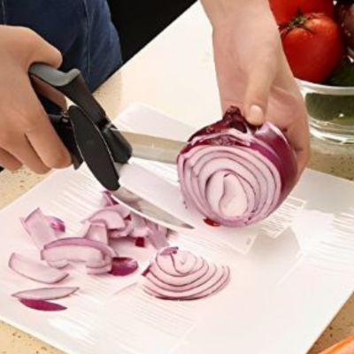 ciseaux de cuisine ciseaux et planche en 1 seul outil