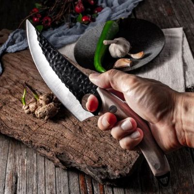 couteau de cuisine glisse comme dans du beurre