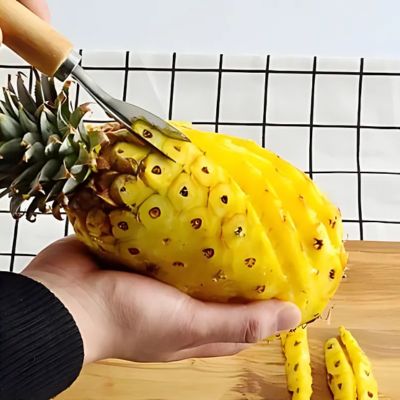 epluche ananas contrôle et sécurité à chaque mouvement