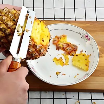 epluche ananas retirer plusieurs yeux à la fois