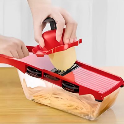 mandoline cuisine trancher râper couper juliennes rondelles parfaites