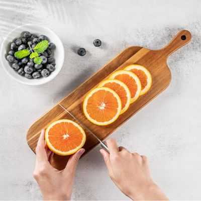 planche a decouper bois plateau service élégant