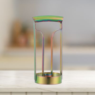 coupe ananas arc-en-ciel