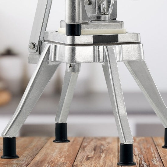 coupe frites 4 bottes de caoutchouc pour une stabilité exceptionnelle