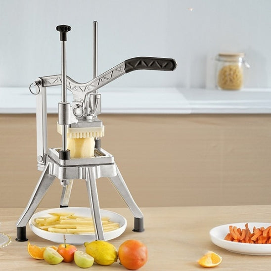 coupe frite abaisser levier pour trancher facilement