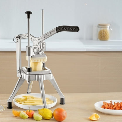 coupe frite abaisser levier pour trancher facilement