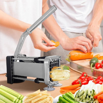 coupe frite frites cuisant toutes à la même vitesse