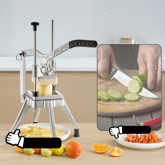 coupe frite plus rapide que de couper au couteau