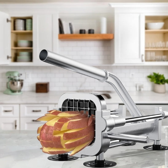 coupe frite poignée ergonomique réduit la fatigue