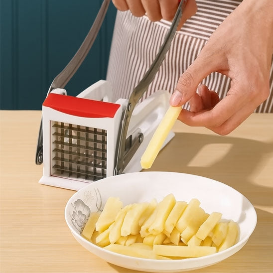 coupe frites 2 grilles interchangeables pour 2 grosseurs de frites