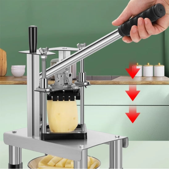 coupe frites grande stabilité des pattes pour éviter accidents