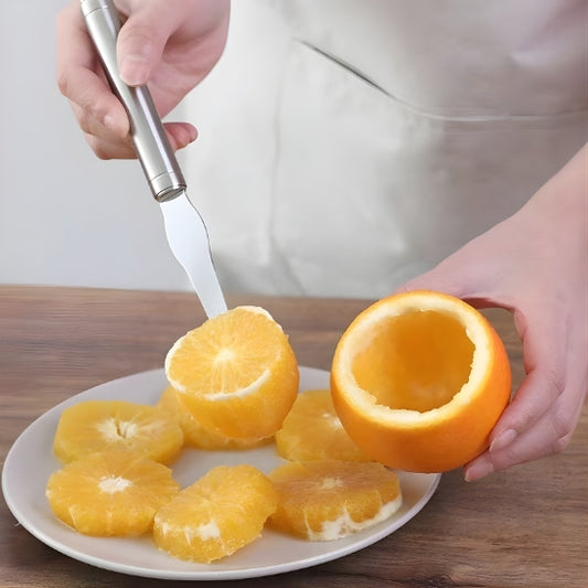 Couteau à Fruits et agrumes pour éplucher une orange facilement et rapidement