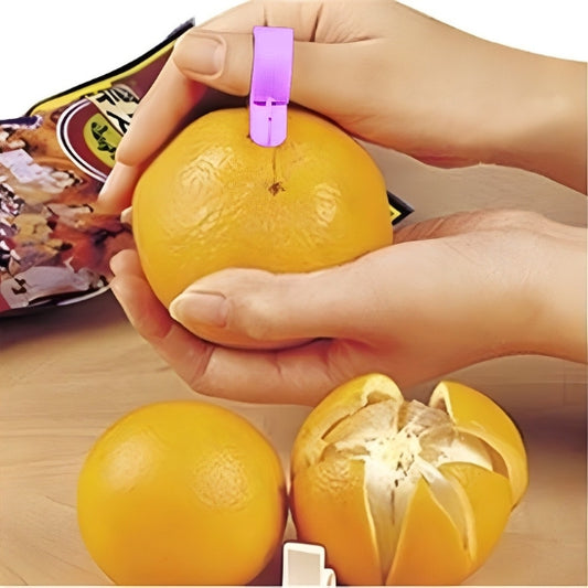 Épluche Agrumes couper la pelure en croix