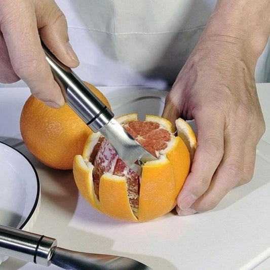 Éplucheur à Orange pour éplucher un pamplemousse sans dégâts ni gaspillage