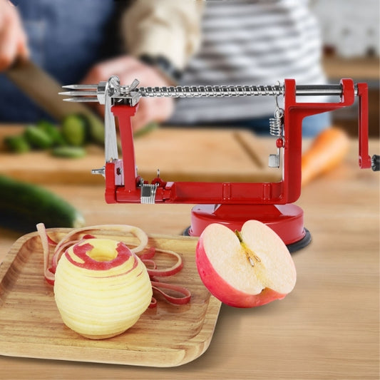 Éplucheur à Pommes papa et maman épluche des pomme pour faire une tarte