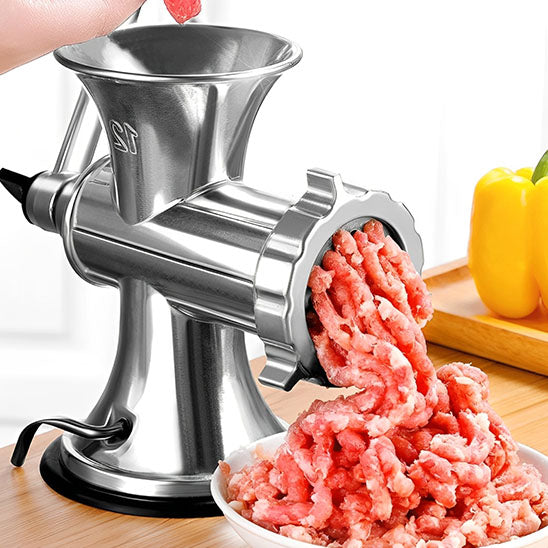 hachoir manuel à viande alliage aluminium robuste