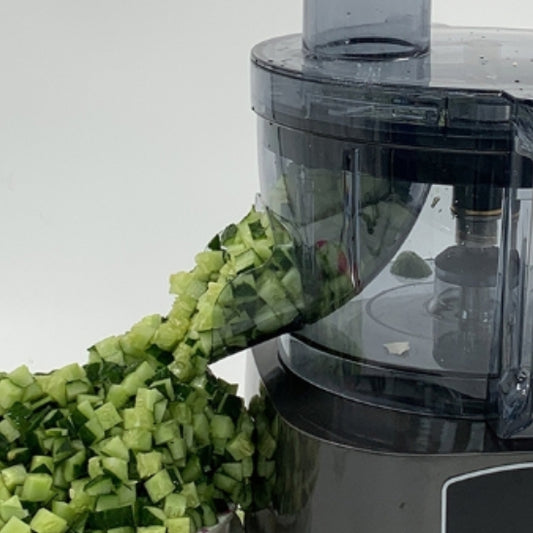 mandoline automatique electrique concombre en dés pour salade croquante