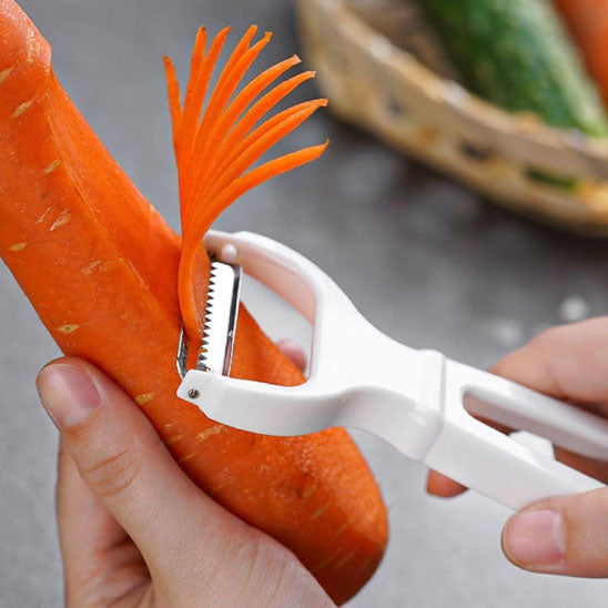 mandoline decoupe legumes juliennes carottes salade croquante