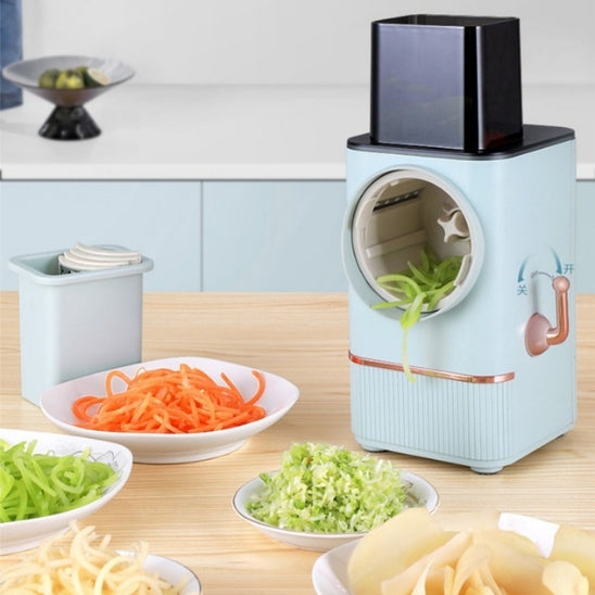 mandoline électrique cuisine bleu