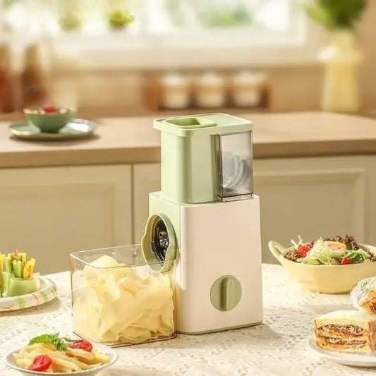 Mandoline Electrique Cuisine tranche des pommes de terre pour en faire des chips croustillantes