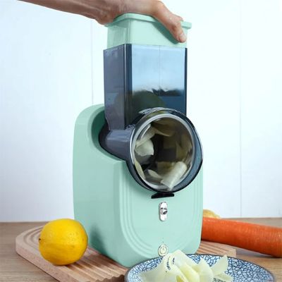 mandoline electrique sans fil vert