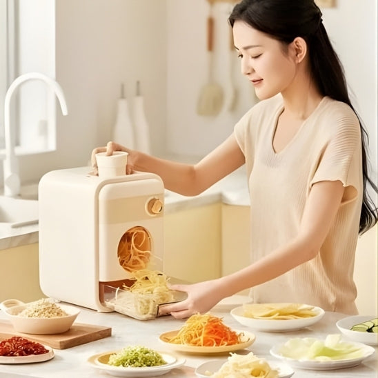 mandoline multifonction électrique juliennes tranches broyage